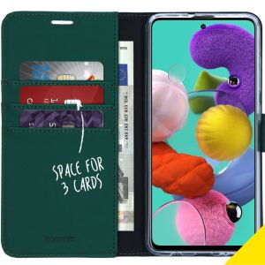 Accezz Wallet Softcase Bookcase Samsung Galaxy A51 - Groen