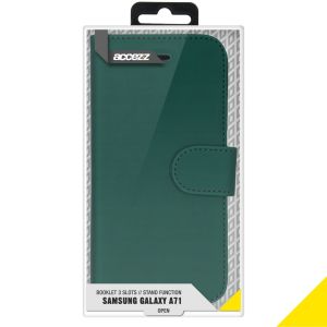 Accezz Wallet Softcase Bookcase Samsung Galaxy A71 - Groen