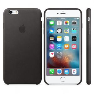 Apple Leather Backcover iPhone 6(s) Plus - Black