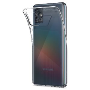 Spigen Liquid Crystal Backcover Samsung Galaxy A51 - Transparant