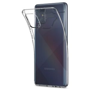 Spigen Liquid Crystal Backcover Samsung Galaxy A71 - Transparant