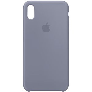 Apple Silicone Backcover iPhone Xs Max - Lavender Gray