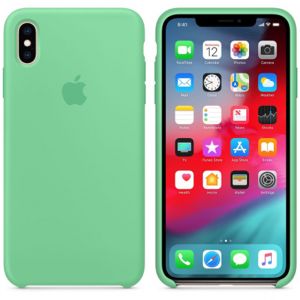 Apple Silicone Backcover iPhone Xs Max - Spearmint