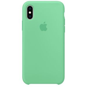 Apple Silicone Backcover iPhone Xs / X - Spearmint