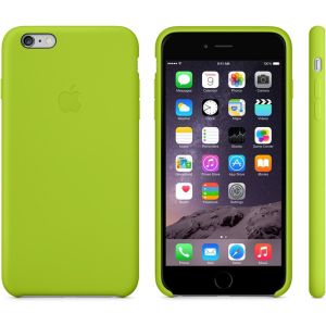 Apple Silicone Backcover iPhone 6(s) Plus - Green