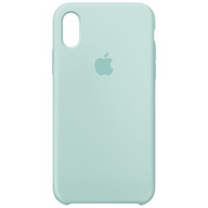 Apple Silicone Backcover iPhone X - Marine Green