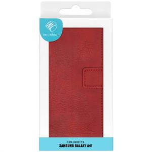 iMoshion Luxe Bookcase Samsung Galaxy A41 - Rood