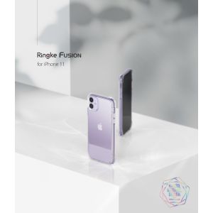 Ringke Fusion Matte Backcover iPhone 11 - Transparant