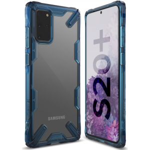 Ringke Fusion X Backcover Samsung Galaxy S20 Plus - Blauw