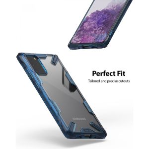 Ringke Fusion X Backcover Samsung Galaxy S20 Plus - Blauw