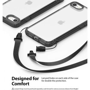 Ringke Fusion Backcover iPhone SE (2022 / 2020) / 8 / 7 - Smoke Black