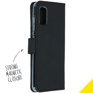 Accezz Wallet Softcase Bookcase Samsung Galaxy A41 - Zwart