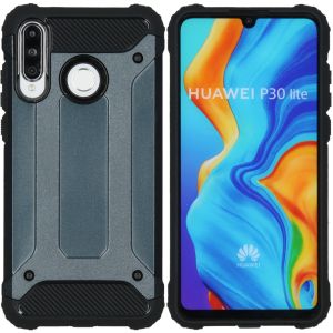 iMoshion Rugged Xtreme Backcover Huawei P30 Lite - Donkerblauw