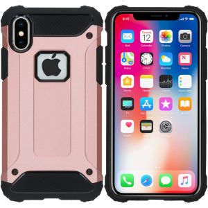 iMoshion Rugged Xtreme Backcover iPhone X - Rosé Goud