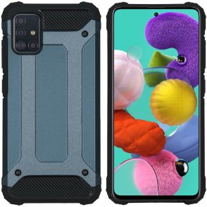 iMoshion Rugged Xtreme Backcover Samsung Galaxy A51 - Donkerblauw