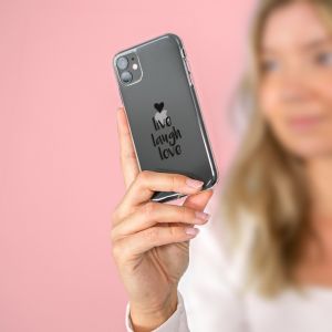 iMoshion Design hoesje iPhone SE (2022 / 2020) / 8 / 7 / 6 - Live Laugh Love