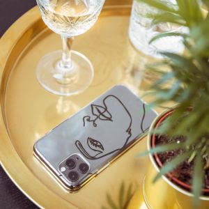 iMoshion Design hoesje iPhone SE (2022 / 2020) / 8 / 7/6s - Abstract Gezicht