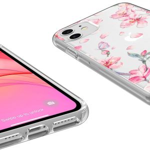iMoshion Design hoesje iPhone 11 - Bloem - Roze