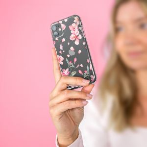 iMoshion Design hoesje iPhone 11 - Bloem - Roze