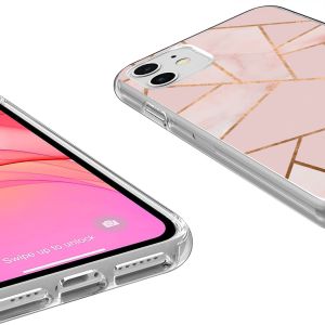 iMoshion Design hoesje iPhone 11 - Grafisch Koper / Roze