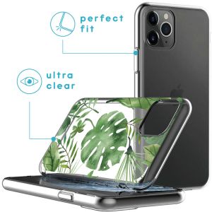 iMoshion Design hoesje iPhone 11 Pro - Bladeren - Groen
