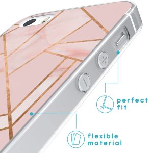 iMoshion Design hoesje iPhone 5 / 5s / SE - Grafisch Koper / Roze