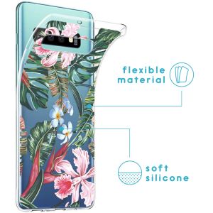 iMoshion Design hoesje Samsung Galaxy S10 - Tropical Jungle