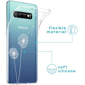 iMoshion Design hoesje Samsung Galaxy S10 - Paardenbloem - Wit