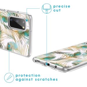 iMoshion Design hoesje Samsung Galaxy S20 - Pauw / Groen