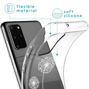 iMoshion Design hoesje Samsung Galaxy S20 Plus - Paardenbloem - Wit