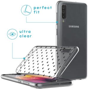 iMoshion Design hoesje Samsung Galaxy A50 / A30s - Hartjes - Zwart