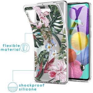 iMoshion Design hoesje Samsung Galaxy A51 - Tropical Jungle