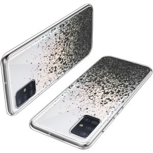 iMoshion Design hoesje Samsung Galaxy A51 - Spetters - Zwart
