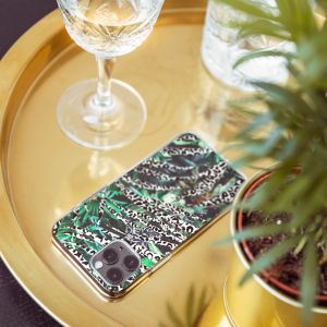iMoshion Design hoesje Galaxy A71 - Jungle - Wit / Zwart / Groen