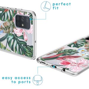 iMoshion Design hoesje Samsung Galaxy A71 - Tropical Jungle