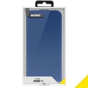 Accezz Flipcase iPhone 11 - Blauw