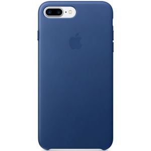 Apple Leather Backcover iPhone 8 Plus / 7 Plus - Sapphire