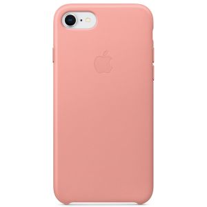 Apple Leather Backcover iPhone SE (2022 / 2020) / 8 / 7 - Soft Pink