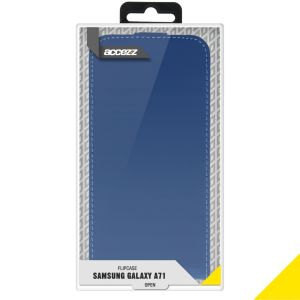 Accezz Flipcase Samsung Galaxy A71 - Blauw