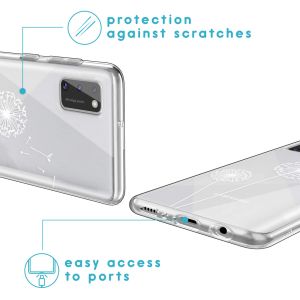 iMoshion Design hoesje Samsung Galaxy A41 - Paardenbloem - Wit