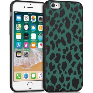 iMoshion Design hoesje iPhone 6 / 6s - Luipaard - Groen / Zwart