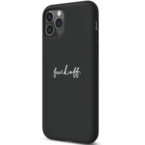 iMoshion Design hoesje iPhone 11 Pro - Fuck Off - Zwart