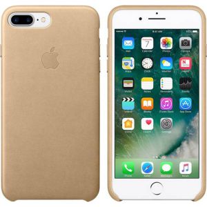 Apple Leather Backcover iPhone 8 Plus / 7 Plus - Tan