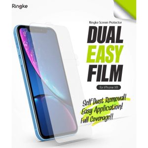 Ringke Dual Easy Anti-Stof Screenprotector Duo Pack iPhone 11 / Xr
