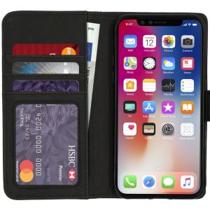 iMoshion Luxe Bookcase iPhone Xs / X - Donkerblauw