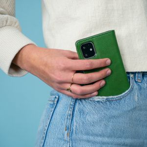 iMoshion Luxe Bookcase iPhone Xs / X - Groen