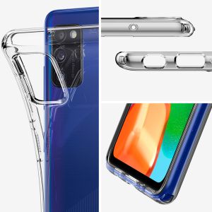 Spigen Liquid Crystal Backcover Samsung Galaxy A41 - Transparant