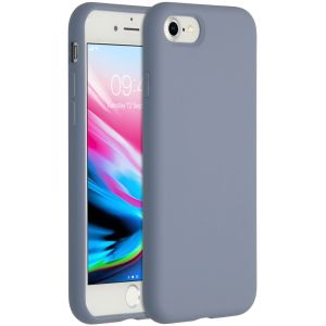 Accezz Liquid Silicone Backcover iPhone SE (2022 / 2020) / 8 / 7 - Lavender Gray