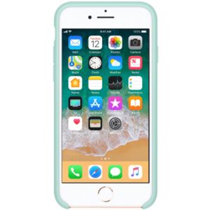 Apple Silicone Backcover iPhone SE (2022 / 2020) / 8 / 7 - Marine Green