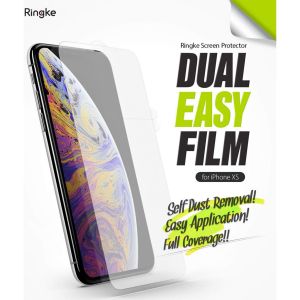 Ringke Dual Easy Anti-Stof Screenprotector iPhone 11 Pro / Xs / X